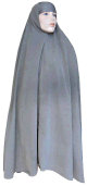 Grande cape - Hijab long de prière pour femme - Couleur Taupe foncé Grande cape - Hijab long de priere pour femme - Couleur Taupe fonce