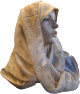 Foulard hijab 1 pièce beige avec motifs Foulard hijab 1 piece beige avec motifs