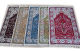 Grand Tapis de priere decoratif tisse en chenille (pusieurs couleurs disponibles)