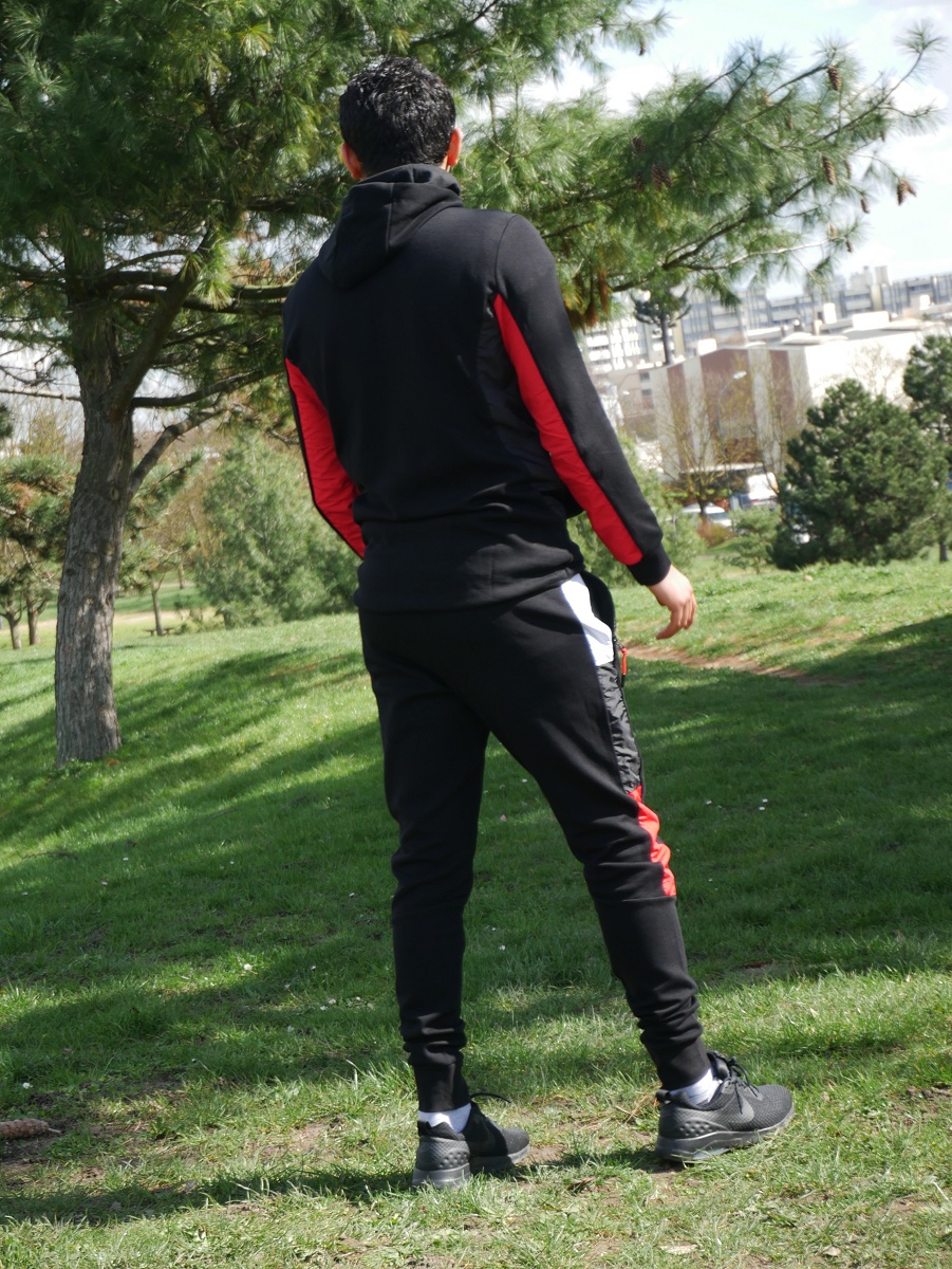 Pantalon jogging léger avec poches zip - Marque Best Ummah - Couleur Noir -  Prêt à porter et accessoires