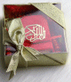 Coffret Cadeau : Mini Coran + chapelet "Sabha" de luxe en cristal - Couleur rouge