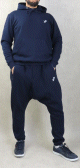 Sweat coton molletonne a Capuche - Sweatshirt homme de Marque Best Ummah - Couleur Bleu marine