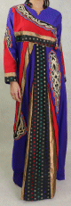 Robe orientale maxi-longue brodee et decoree (Collection Reve d'Orient pour femme - Sara Haute Couture)