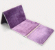 Tapis de priere pliable ultra confortable avec adossoir integre (dossier - chaise - support pour le dos pour s'adosser) avec sa sacoche - Couleur Mauve