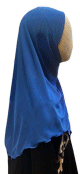 Hijab a enfiler pour fillette - Couleur Bleu roi