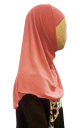 Hijab a enfiler pour fillette - Couleur Vieux rose