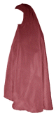 Grand Hijab (Voile) - Grande cape pour femme musulmane - Couleur bordeaux