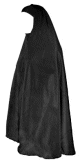 Grande cape pour femme Style jilbab sans manches - Couleur noir