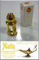 Parfum concentre Musc d'Or "Aladin" mixte - En bouteille doree 4 colonnes avec boite