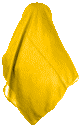 Grand foulard jaune (1,20 m)