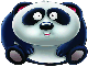 Apprends en t'amusant avec le panda (Coloriage + decoupage + stickers) -
